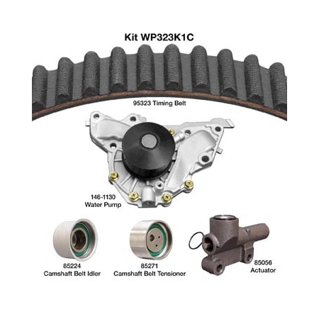 Dayco 02-05 Hyundai/Kia 3.5L Water Pump Kit, Wp323K1C WP323K1C